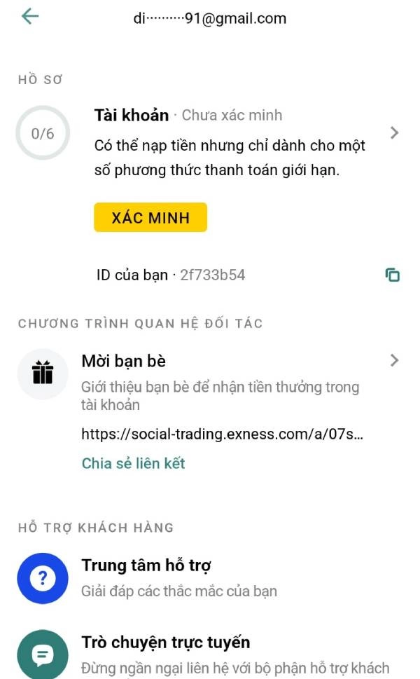 Xác minh tài khoản