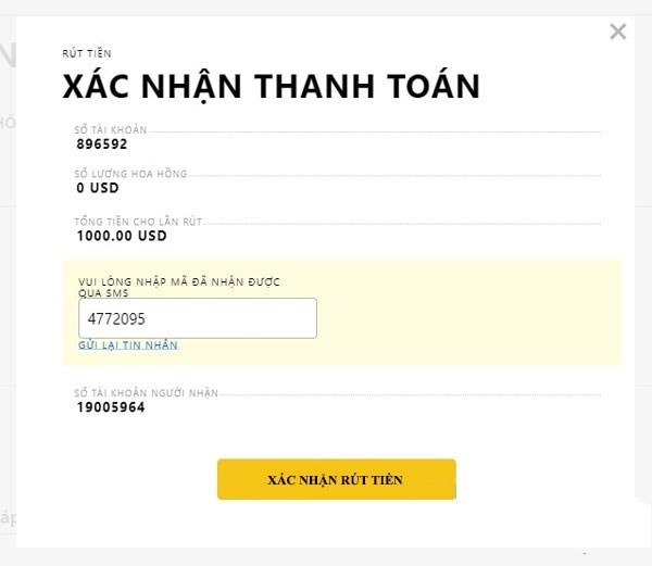 Xác nhận thanh toán