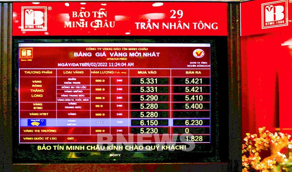 giá vàng bảo tín minh châu