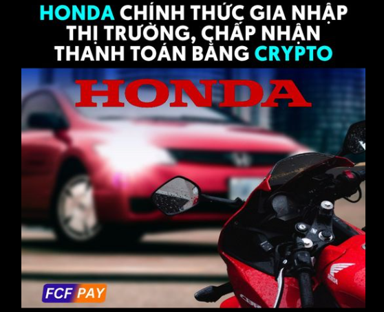 honda chấp nhận tiền ảo