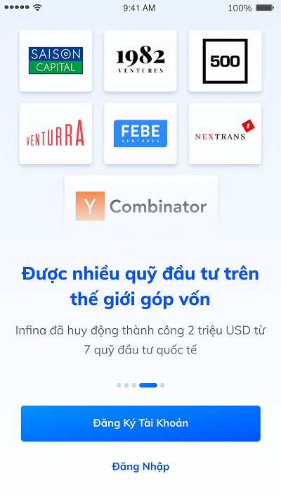 Infina được nhiều quỹ hàng đầu góp vốn đầu tư